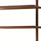 Homeroots 71" Light Brown Wood Adjustable Five Tier Etagere Bookcase 717455 - alternate 3