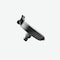 Showerclear Fixed Shower Head, 2.5 gpm, Matte Black FMB4 - alternate 2