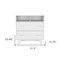 Homeroots 32" White Two Drawer Dresser 534954 - alternate 5