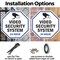 Signmission Video Security System 24 Hour, 6 inch X 6 inch, Plastic Sign, 2PK OC-P-2PACK-6-4 - alternate 4