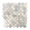 Apollo Tile 12x12 Oriental White Marble Polished Floor and Wall Mosaic Tile 4.83 sqft/case, 5PK APLDC88P16A - alternate 1