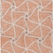 Homeroots 3' X 5' Salmon And Ivory Geometric Washable Indoor Outdoor Area Rug 612899 - alternate 2
