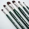 Silver Brush Ruby Satin Long Filbert Brushes, 6-Piece Set RS-2595 - alternate 2