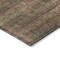 Homeroots 8' X 10' Orange Copper And Brown Striped Washable Indoor Outdoor Area Rug 588115 - alternate 2