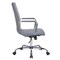 Leisuremod Harris High-Back Faux Leather Office Chair, Grey HOT19GRL - alternate 3