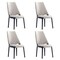Manhattan Comfort Kara Dining Side Chair in Light Grey, PK4 2-DC057-LG - alternate 3
