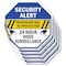 Signmission Security Alert Trespasser Will Be P, 4 inch X 4 inch, Vinyl Decal, 5PK OC-D-5PACK-4-186 - alternate 1