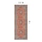 World Rug Gallery Red Vintage Medallion Rug, Washable, Low Pile, 2ft 6in x 8ft Runner WR171RED26X8 - alternate 2
