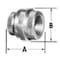 O-Z/Gedney Conduit Fitting Union, Steel, Zinc Plated UNF-100S - alternate 1