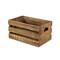 Homeroots Set of Three Brown Solid Wood Crate, 3PK 487685 - alternate 2