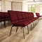 Flash Furniture 18.5"W Stack Church Chair in Burgundy Fabric, 4PK 4-XU-CH-60096-BY-GG - alternate 5