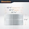 Powertec Clear PVC Pipe 2-1/2 in. x 36 in. Long, 2-1/2 in. OD 90 Degree Elbow and 2-1/2 in. Pipe Coupling 70469N - alternate 3