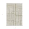 Homeroots 5' X 8' Beige Tan And Taupe Geometric Washable Indoor Outdoor Area Rug 588395 - alternate 3