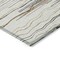 Homeroots 9' X 12' Ivory Brown And Gray Striped Washable Indoor Outdoor Area Rug 597257 - alternate 2