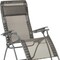 Homeroots 28" Graphite Metal Outdoor Zero Gravity Chair with Graphite Cushion 373469 - alternate 3