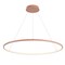 Jonathan Y Brice 35" Modern Contemporary Metal Round Dimmable Integrated LED Pendant, Matte Pink JYL7220B - alternate 1