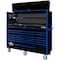 Extreme Tools Hutch and Roller Cabinet, 19 Drawer, Black/Blue, 72 in W RX7220HRKU - alternate 1