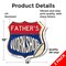 Signmission Father's Workshop, 18 inch X 18 inch, Vinyl Decal, 2PK SHI-D-2PACK-18-489-FATHER - alternate 2