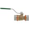Viega PureFlow Press ball valve P1 1 P2 1 bronze 98200 - alternate 2