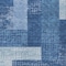 Homeroots 8' X 10' Navy Blue And Sky Blue Geometric Washable Indoor Outdoor Area Rug 612451 - alternate 5