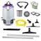 Proteam GoFit 6, 6 qt. Backpack Vacuum w/ 15" Carpet & Hard Surface Sidewinder Tool Kit 107702 - alternate 1