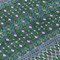 Homeroots 8' Green Blue And Purple Round Tribal Washable Indoor Outdoor Area Rug 582562 - alternate 2