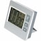 Tatco Digital Timer, Desk/Wall, 3-3/8"x3/4"x3", Silver/Black TCO52410 - alternate 2