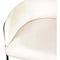 Leisuremod Axis Ergonomic Velvet/Polyester/Leather Bar Stool with Powder-Coated Steel, 2PK AC29BG2 - alternate 2