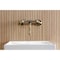 Kingston Brass Double-Handle Wall Mount Bathroom Faucet, Antique Brass KS2113BEX - alternate 2