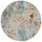 Homeroots 8' Teal Blue And Green Round Floral Washable Indoor Outdoor Area Rug 583144 - alternate 5