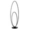 Jonathan Y Looper 47" Metal Modern Contemporary Oval Dimmable Integrated LED Floor Lamp, Black JYL9540A - alternate 4