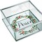 Homeroots 6in Silver Glass Christmas Vanity Tray 517524 - alternate 2