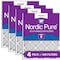 Nordic Pure 24x30x1 Pleated Air Filter, High Capacity, Electrostatically Charged Synthetic Media, MERV 8, 4 PK 24x30x1M8-4 - alternate 1