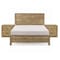 Homeroots Three Piece Walnut Solid Wood Bedroom Set 523975 - alternate 1