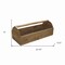 Homeroots 24" Brown Solid Wood Box 488022 - alternate 2