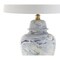 Jonathan Y Wallace 26" Ceramic LED Table Lamp, Blue/White JYL3010A - alternate 3