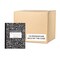 Roaring Spring Case of Black Marble Composition Notebooks, Wide Ruled, 36 sht, 8.5"x7", Flexible Covers, PK144 77332CS - alternate 1