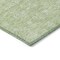 Homeroots 9' X 12' Artichoke Green Mint Green And Ivory Floral Washable Indoor Outdoor Area Rug 582318 - alternate 3