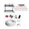 Henco Infloor radiant heating set - PEX-AL-PEX + stainless steel manifold - 1425 - 1710 sqft 806378 - alternate 1