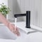 Kibi Circular Touchless Bathroom Faucet with Pop-Up Drain, Plug-In or Battery Powered C-KBF1029MB - alternate 2