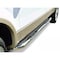 Big Country With Step Pads, 3 Inch Round Bent, Polished, Stainless Steel, Without End Caps, Rocker Panel Mount 370454 - alternate 2