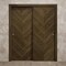 Sartodoors Sliding Closet Bypass Doors 48 x 84 inches, Ego 5005 Marble Oak, Rails Hardware Set, Wood Solid B EGO5005DBD-DMR-4884 - alternate 2