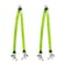 Mytee Products Tow Straps V Bridle 3 inx48 in w/ RTJ Clusters, Hi VIZ/ Green Webbing, 5400 lbs WLL, 2PK VStrap-0348RTJx2 - alternate 1