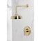 Kingston Brass Single-Handle Pressure Balanced Shower Faucet, Brushed Brass KB6337ALSO - alternate 3