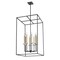 Z-Lite Gaultier Matte Black+Modern Gold 8 Light Chandelier 6100-44MB - alternate 3