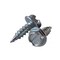 Malco Zip-In Self-Piercing Screws, 5/16 in Slotted Hex Washer, Type A, Zinc (40, #10 x 2 in), 40PK HW10X2G - alternate 2