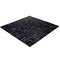 Apollo Tile Celestial 12 in. x 12 in. Glossy Oil Black Glass Mosaic Wall and Floor Tile 20 sq. ft./case, 20PK APLST88BK905A - alternate 2