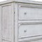 Homeroots 37" Antiqued White Solid Wood Four Drawer Chest 524585 - alternate 2