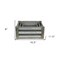 Homeroots Set of Three Gray Solid Wood And Metal Crate, 3PK 487690 - alternate 3