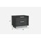 Homeroots 21" Gray Two Drawers Nightstand 370742 - alternate 3